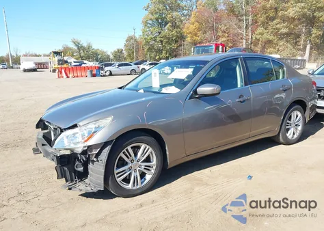 2010 Infiniti G37X z USA, uszkodzony, nr VIN JN1CV6ARXAM456051